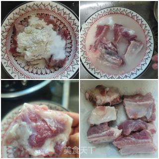排骨蒸南瓜的做法步骤：2