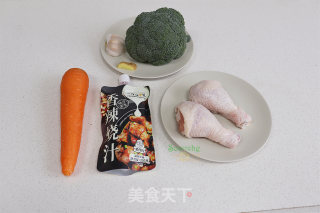 酱汁鸡腿饭的做法步骤：1