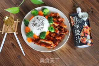 酱汁鸡腿饭的做法步骤：9