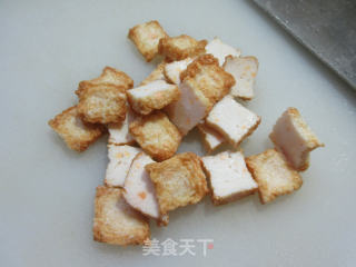 鱼豆腐炒扁豆的做法步骤：2