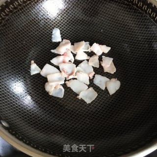 木耳菜花炒肉的做法步骤：3
