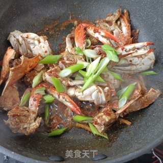 剁椒炒海蟹的做法步骤：13