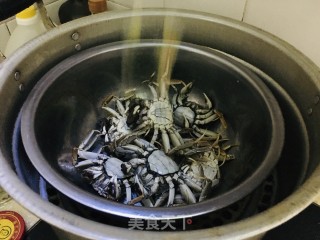 清蒸稻田蟹的做法步骤：3