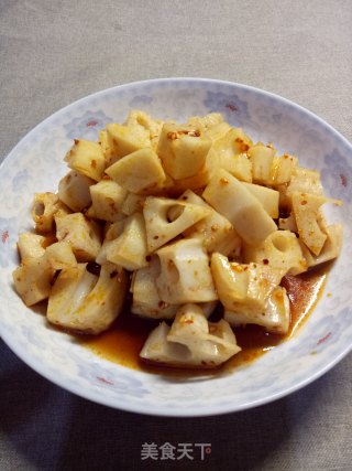 酸辣拌藕丁的做法步骤：6