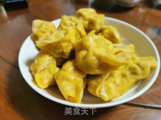 烧肉芹菜蒸饺的做法步骤：10