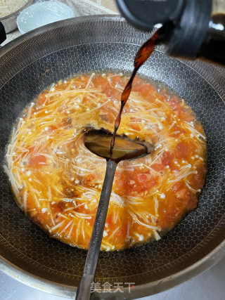 金针菇焖日本豆腐的做法步骤：7
