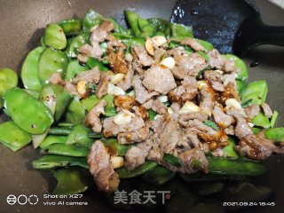 牛肉炒扁豆的做法步骤：6