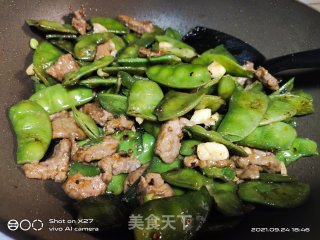 牛肉炒扁豆的做法步骤：8
