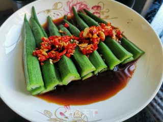 芥末秋葵的做法步骤：6