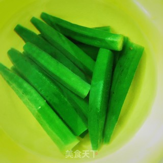 冰镇秋葵的做法步骤：3