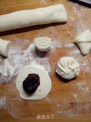 手抓饼豆沙酥的做法步骤：4