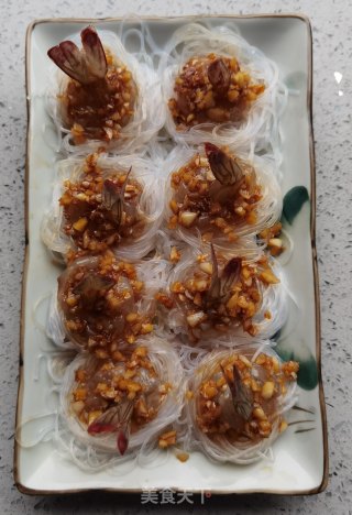 蒜蓉粉丝凤尾虾的做法步骤：11
