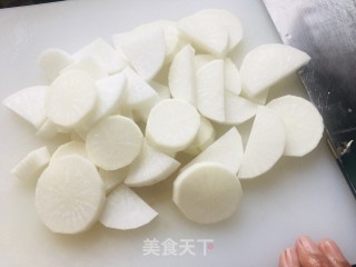 羊小排萝卜汤的做法步骤：3