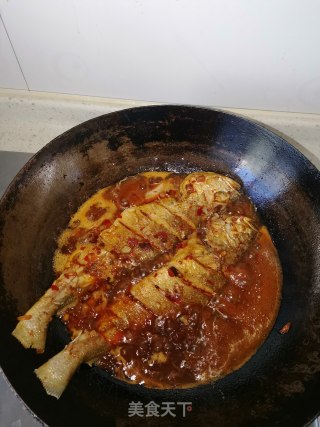 干烧黄鱼的做法步骤：9