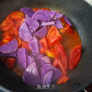 “润燥好汤”肉丸紫山药番茄汤的做法步骤：21