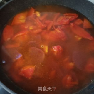 “润燥好汤”肉丸紫山药番茄汤的做法步骤：22