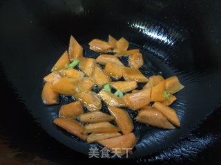 黄瓜青椒炒虾的做法步骤：7