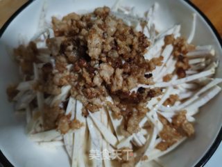 香芋丝蒸肉末的做法步骤：6