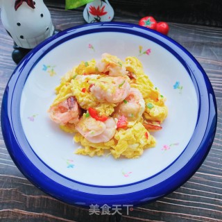 虾仁滑蛋的做法步骤：13
