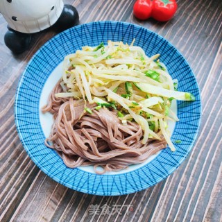 绿豆芽拌荞麦面的做法步骤：14