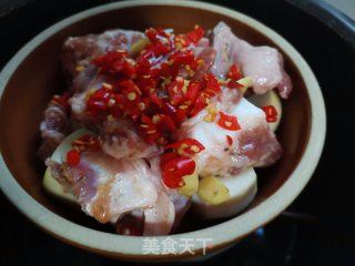 芋头蒸排骨的做法步骤：6