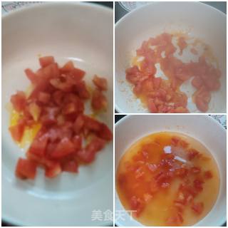 番茄鸡蛋面的做法步骤：6