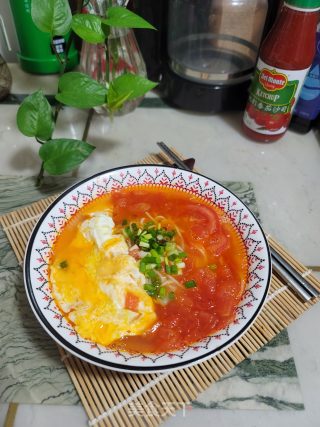 番茄鸡蛋面的做法步骤：10
