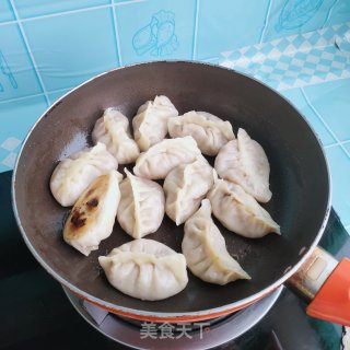 猪肉、西葫芦煎饺的做法步骤：9