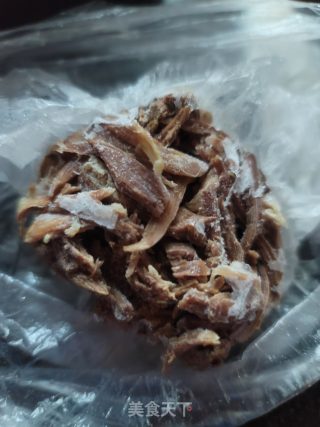 鸽肉丝小米粥的做法步骤：3