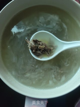 鸽肉丝小米粥的做法步骤：4