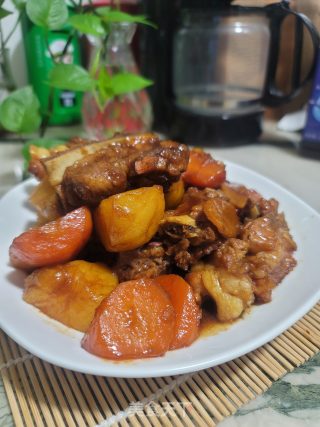 胡萝卜土豆烧排骨的做法步骤：20