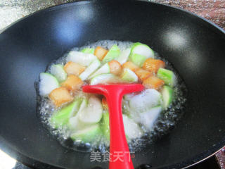 干贝烧煮夜开花的做法步骤：5