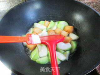 干贝烧煮夜开花的做法步骤：6