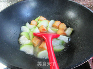 干贝烧煮夜开花的做法步骤：8