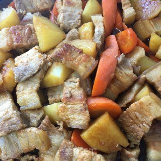 五花肉烧土豆的做法步骤：5