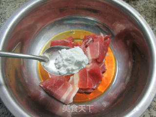 榨菜蒸五花肉的做法步骤：6