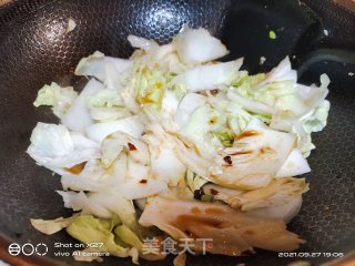 醋溜白菜梗的做法步骤：4