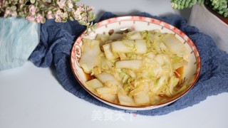 醋溜白菜梗的做法步骤：6