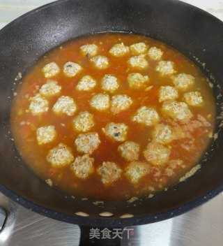 西红柿鸡肉丸的做法步骤：14