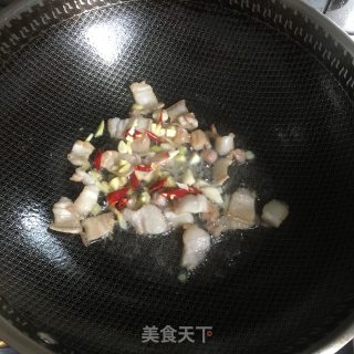 肉片炒四季豆的做法步骤：2