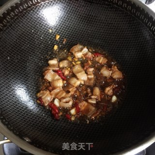 肉片炒四季豆的做法步骤：3