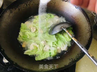 海米白菜豆腐汤的做法步骤：9