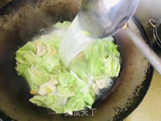 海米白菜豆腐汤的做法步骤：12