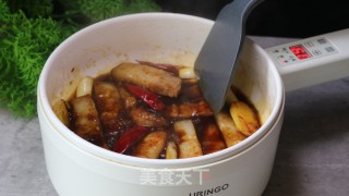 白萝卜烧肉的做法步骤：5