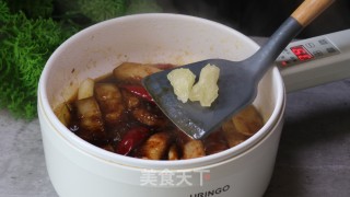 白萝卜烧肉的做法步骤：6