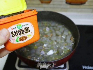 肉末炒凉粉的做法步骤：4