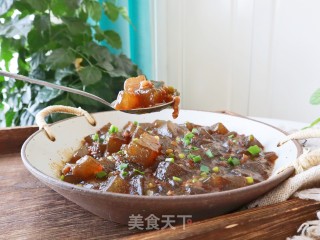 肉末炒凉粉的做法步骤：8