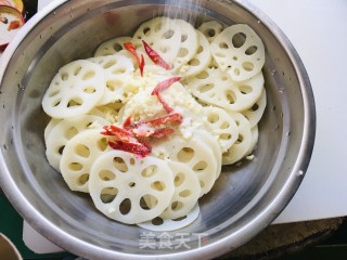 蒜泥藕片的做法步骤：9