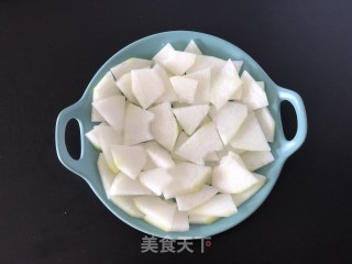 微波炉冬瓜鸡块的做法步骤：3