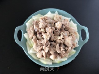 微波炉冬瓜鸡块的做法步骤：4